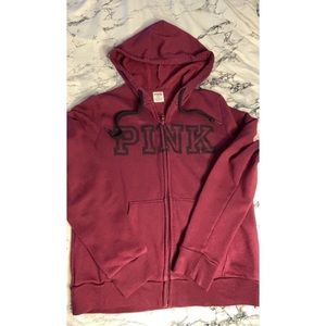 Victorias Secret PINK Zip front Hoodie